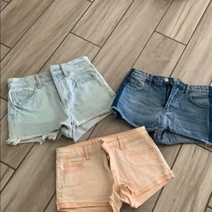 Forever 21 set of 3 shorts